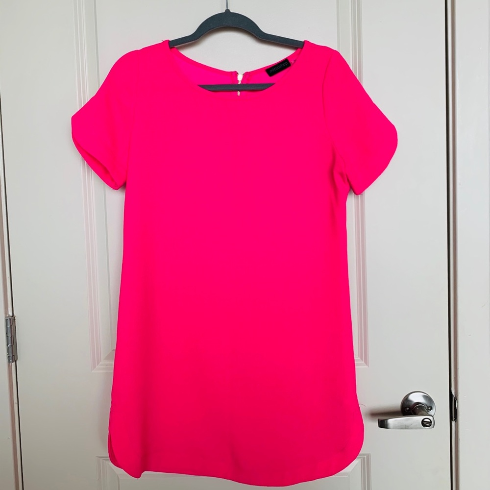 Hot pink dress
